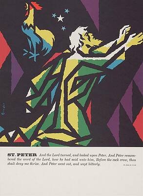 Wall Art - Painting - St. Peter by Joseph Binder
