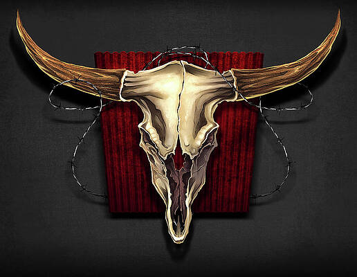 Bull Skull Horns On Native American Stock Vector Royalty Free 366682550   Shutterstock