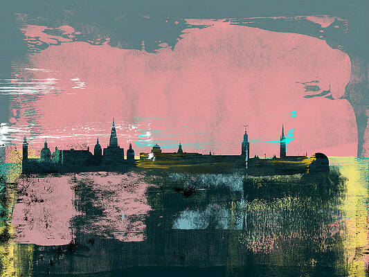 Stockholm Abstract Skyline II by Naxart Studio Stockholm Abstract Skyline II by Naxart Studio