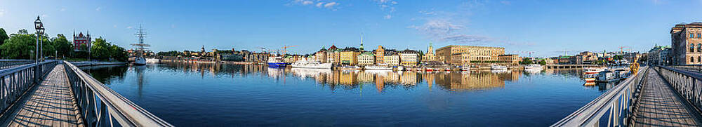 Stockholm Old City fantastic golden hour sunrise reflection in the Baltic Sea by Dejan Kostic Stockholm Old City fantastic golden hour sunrise reflection in the Baltic Sea by Dejan Kostic