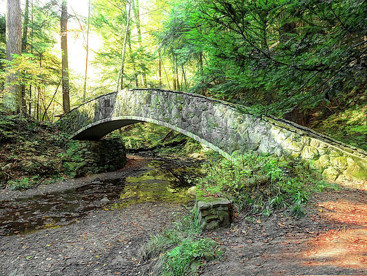 Stone Footbridge by Susan Hope Finley Stone Footbridge by Susan Hope Finley