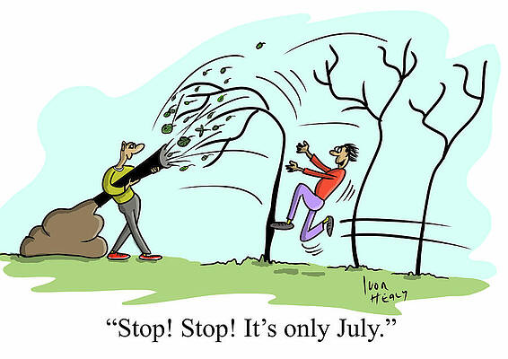 Wall Art - Drawing - Stop Stop It's Only July by Ivor Healy