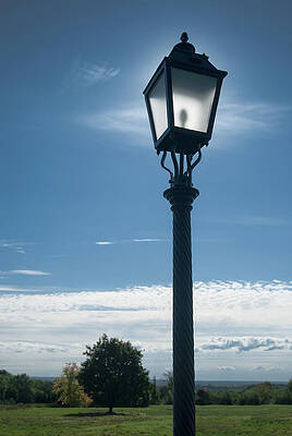 Wrought Iron Street Lamp by Csaba Ujvari