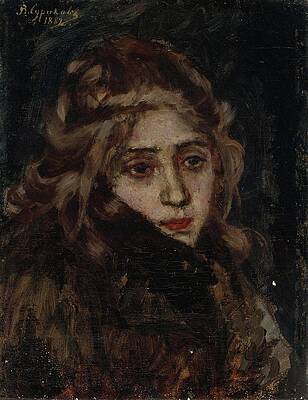 Wall Art - Painting - Study For Menshikov At Beriozov by Vasily Surikov