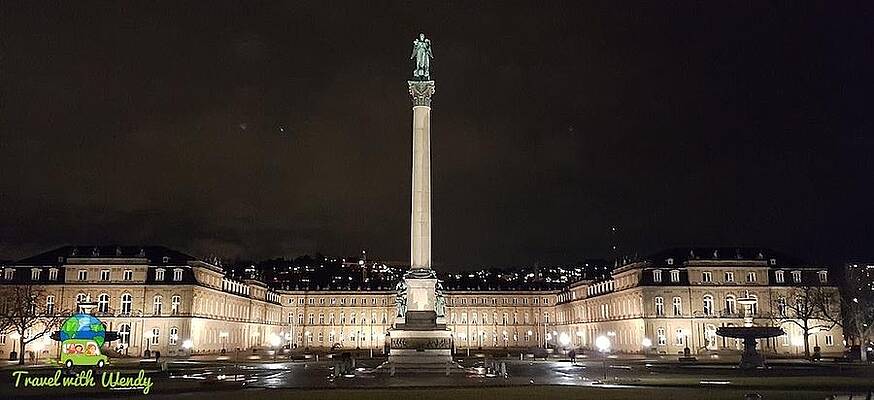 Stuttgart at Night by Wendy Payne Stuttgart at Night by Wendy Payne