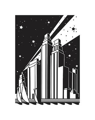 City of stars  Simple illustration, Illustration, Drawings