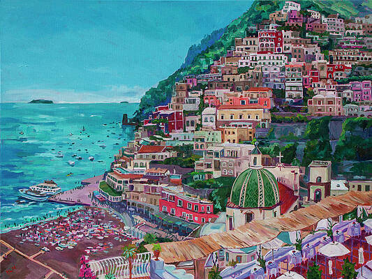 Italian Coast Paintings | Fine Art America