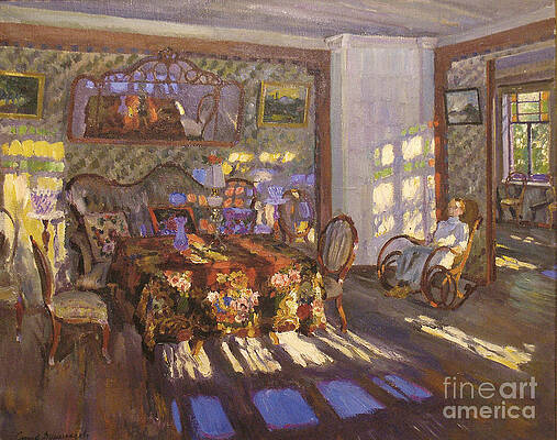 Wall Art - Drawing - Sunlight Through Coloured Glass by Heritage Images