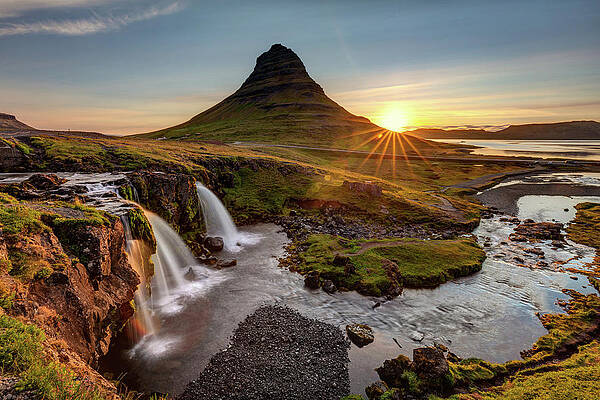 Wall Art - Photograph - Sunrise at Kirkjufell Iceland by Pierre Leclerc Photography