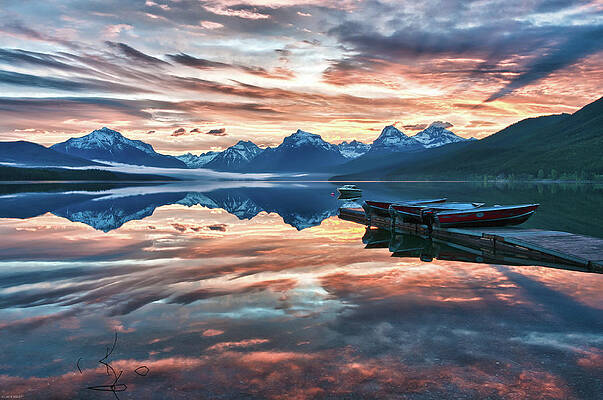 Sunrise Lake Mcdonald by Jay Seeley Sunrise Lake Mcdonald by Jay Seeley