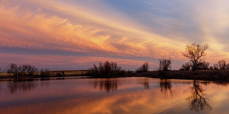 Wall Art - Photograph - Sunset at Hodgeman County SFL 03 by Rob Graham