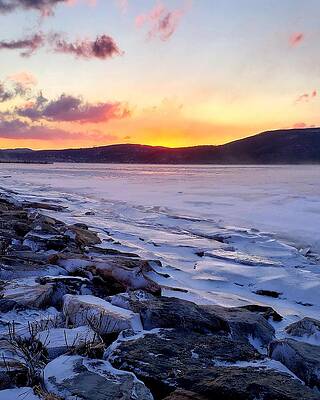  Photograph - Sunset on a winter day by Natalia Baquero
