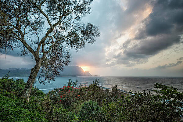 Sunset Over Hanalei Bay from St Regis by Belinda Greb Sunset Over Hanalei Bay from St Regis by Belinda Greb