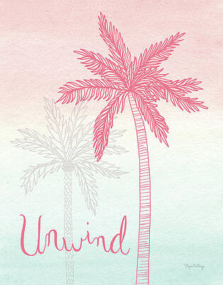 Wall Art - Painting - Sunset Palms IIi by Wild Apple Portfolio