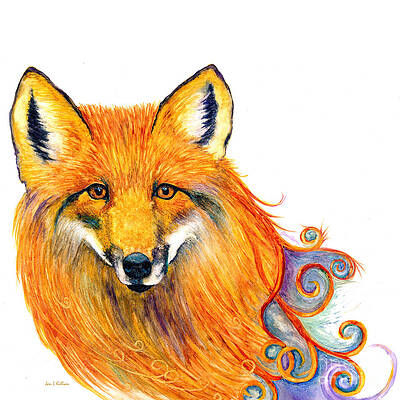 Swirly Fox by Jan Killian Swirly Fox by Jan Killian