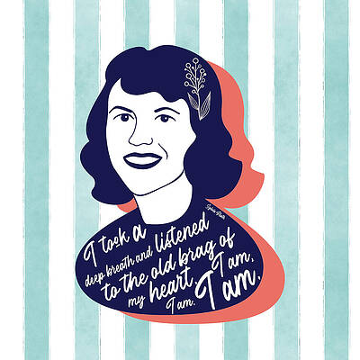 Sylvia Plath Art Fine Art America