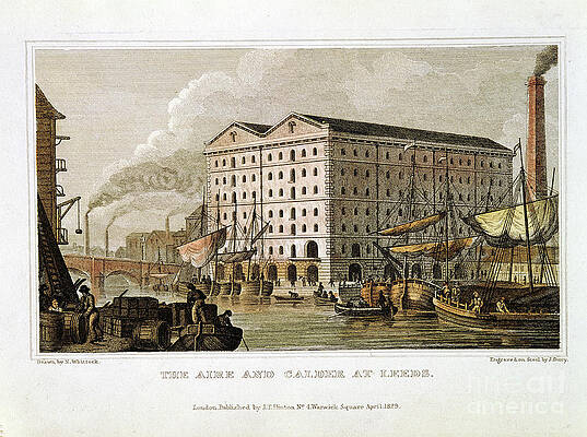 Wall Art - Drawing - The Aire And Calder Navigation, Leeds by Print Collector
