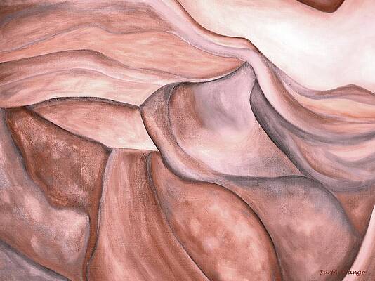 Monochromatic Red Paintings Fine Art America