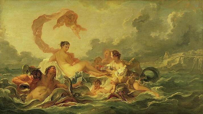 The Birth of Venus Painting by Attributed to Noel-Nicolas Coypel - Fine Art  America