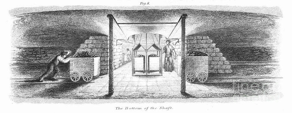 Wall Art - Drawing - The Bottom Of The Shaft, 1862 by Print Collector