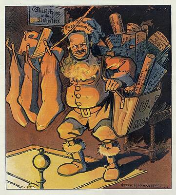 Wall Art - Painting - The Campaign Santa Claus by Frank Arthur Nankivell