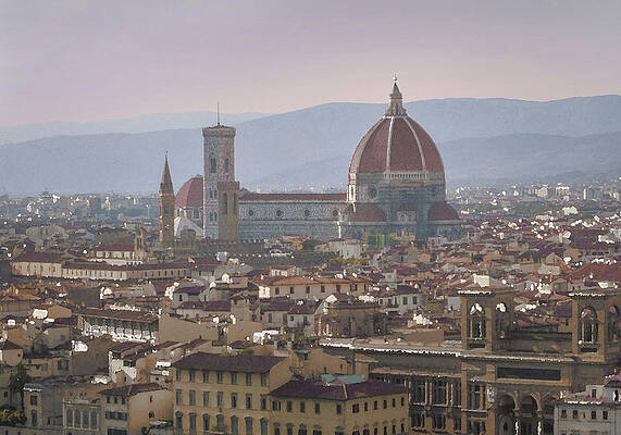 The Florence Duomo at Dusk by Dimitris Sivyllis The Florence Duomo at Dusk by Dimitris Sivyllis