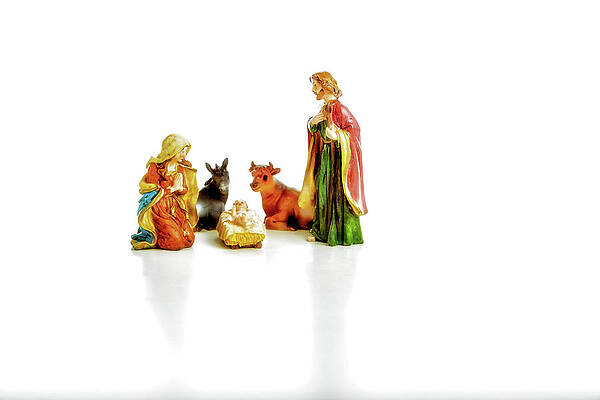Wall Art - Photograph - The Holy Family in a Christmas Crib by Vivida Photo PC