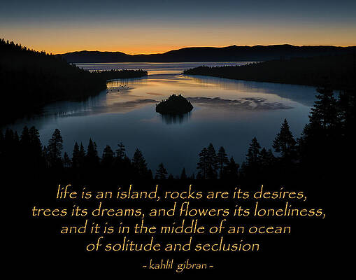 Wall Art - Photograph - The Island Of Solitude by Surjanto Suradji
