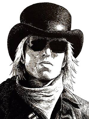 Wall Art - Drawing - The Legend by Joseph Semith