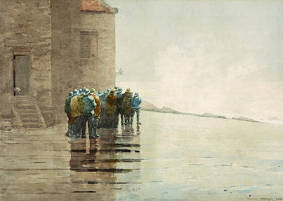 The Life Brigade Print by Winslow Homer