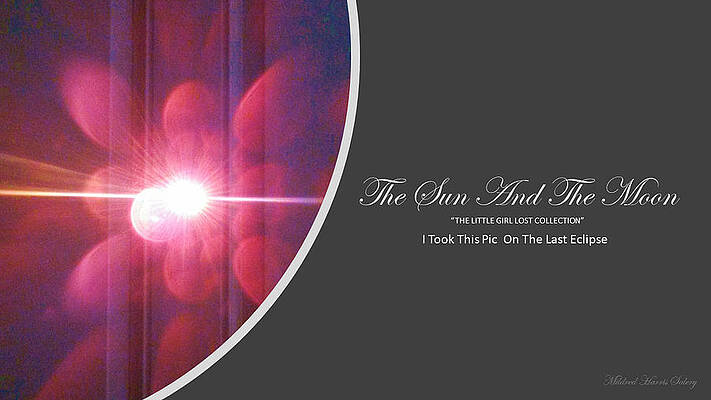 Wall Art - Drawing - The Sun  And The Moon by Mildred Salery