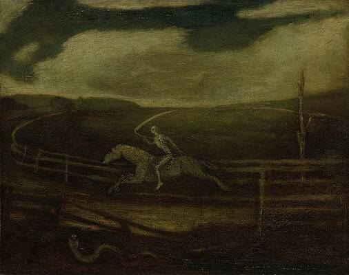 Wall Art - Painting - The Race Track by Albert Pinkham Ryder