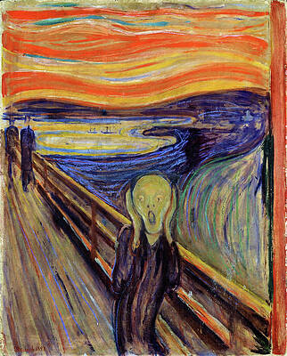 if famous paintings had witches in them series THE SCREAM