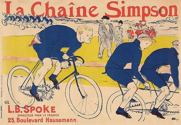 Wall Art - Painting - The Simpson by Henri De Toulouse-lautrec
