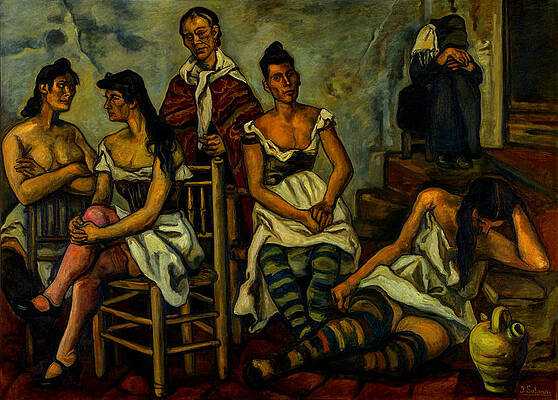 The Coffee Gathering Pombo, 1920 - Jose Gutierrez Solana 