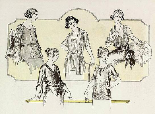 Wall Art - Painting - The Spring Blouse, Like The New Frock, Makes Ease Of Line by Anonymous