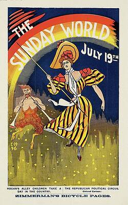Wall Art - Painting - The Sunday World, July 19th by Ernest Haskell
