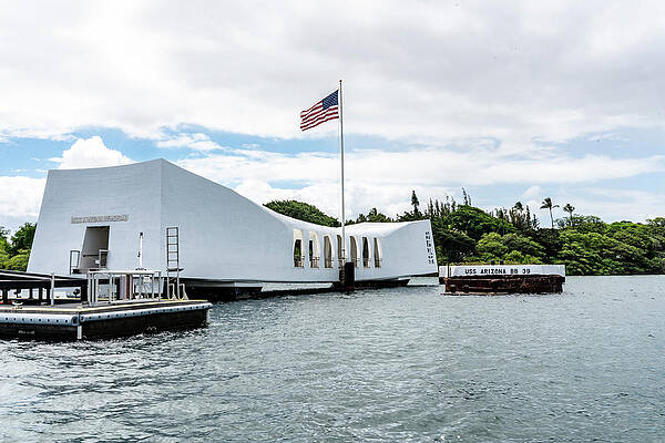 The U S S Arizona Memorial by Brian Johnson The U S S Arizona Memorial by Brian Johnson