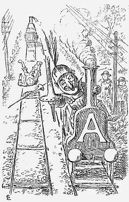 Wall Art - Drawing - The Worst Managed Railway Running by Print Collector