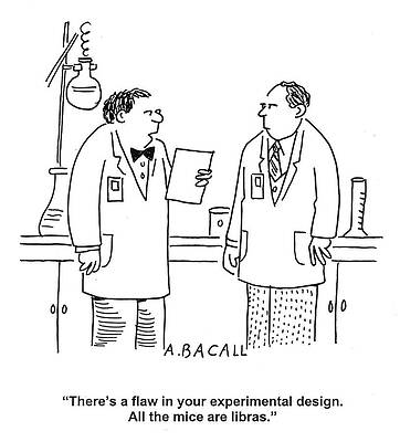 Wall Art - Drawing - There's A Flaw In Your Experimental Design. All The Mice by Aaron Bacall