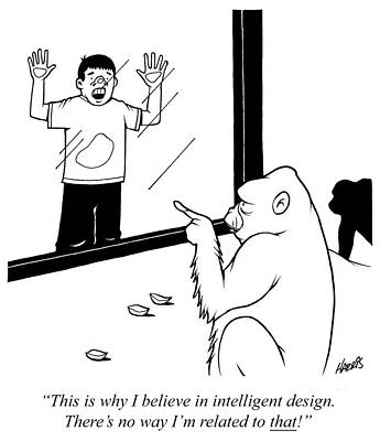 Wall Art - Drawing - This Is Why I Believe In Intelligent Design. There's No Way by T. Russell Harris