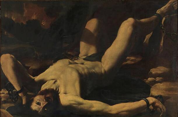 Wall Art - Painting - 'Tityus'. First half of the Ultimo tercio del siglo XVII - X... by Francesco Solimena -1657-1747-