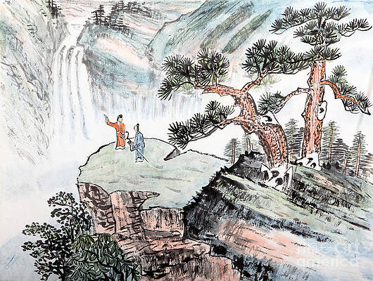 Japanese Mountain Art Fine Art America