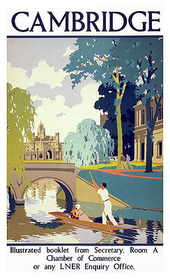 Wall Art -  - Trav Cambridge by Vintage Apple Collection