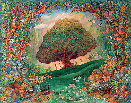 Wall Art - Painting - Tree Of Knowledge 2 by Bill Bell