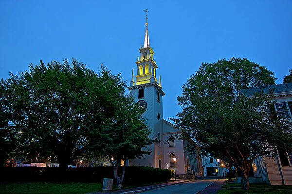 Wall Art - Digital Art - Trinity Church, Newport, Ri by Claudia Uripos