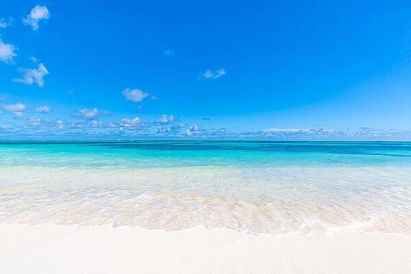 Wall Art - Photograph - Tropical Coast, Sea Sand Sky And Summer by Levente Bodo