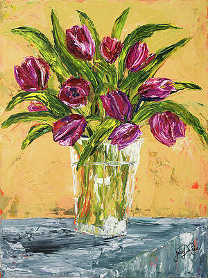 Wall Art - Painting - Tulips by South Social D