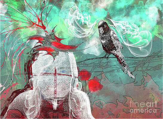 Wall Art - Digital Art - Valkyrie by Alexandra Vusir