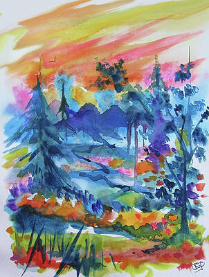 Valley Sunrise by Jean Batzell Fitzgerald Valley Sunrise by Jean Batzell Fitzgerald